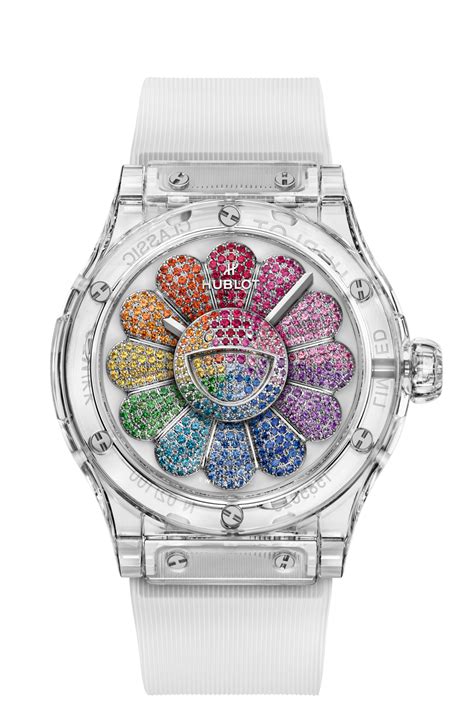 Hublot Classic Fusion Takashi Murakami Sapphire Rainbow 507 